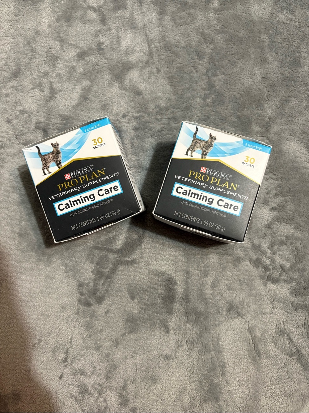 NWT Pack of 2 Purina Pro Plan Veterinary Supplements Calming Care Cat Supplement